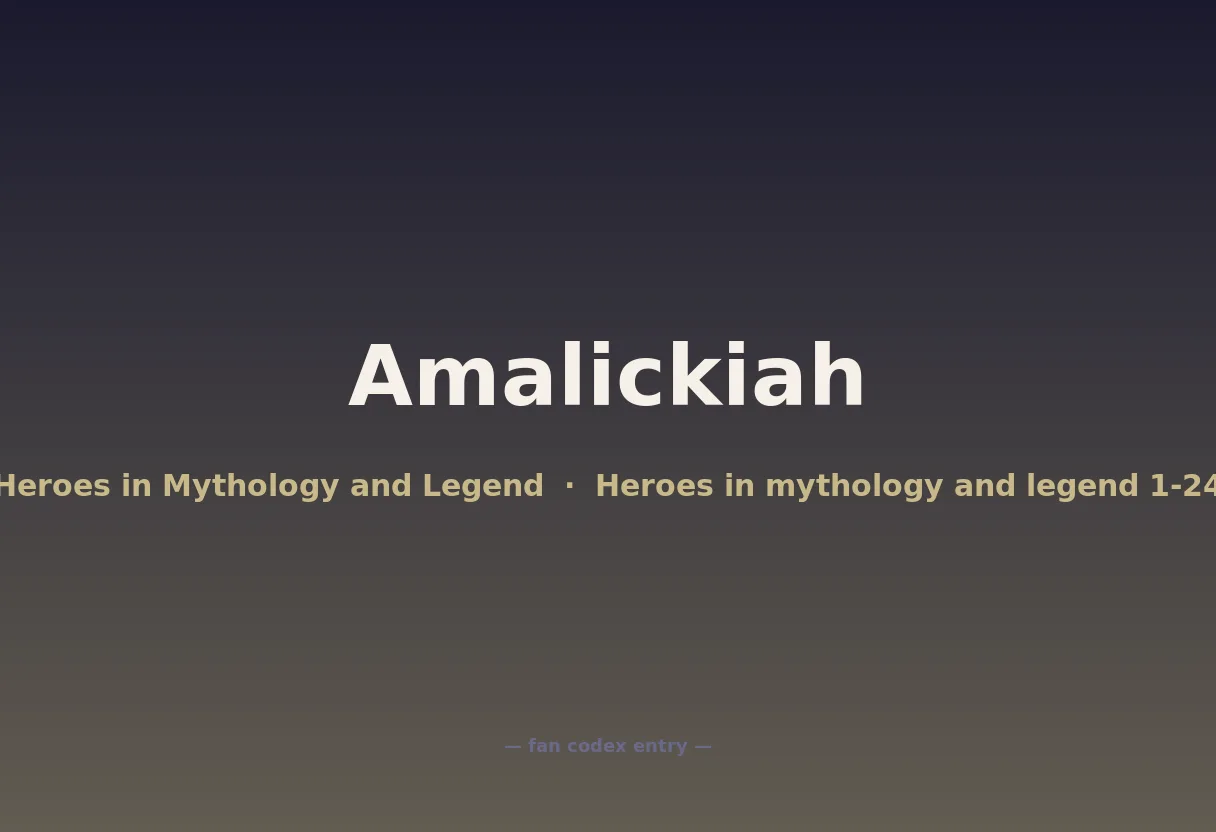 Amalickiah